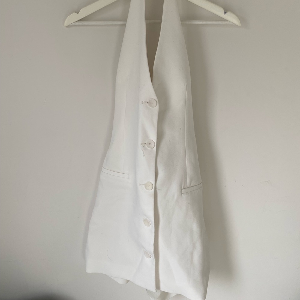ZARA blazer vest look dress